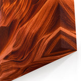 Striking Antelope Canyon Wall Art - Arizona Red Rock and Blue Sky Print