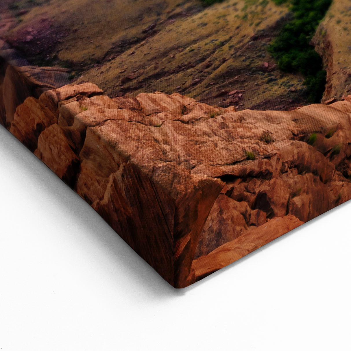 Stunning Arizona Landscape Painting - Horseshoe Bend Wall Art with Sun Rays