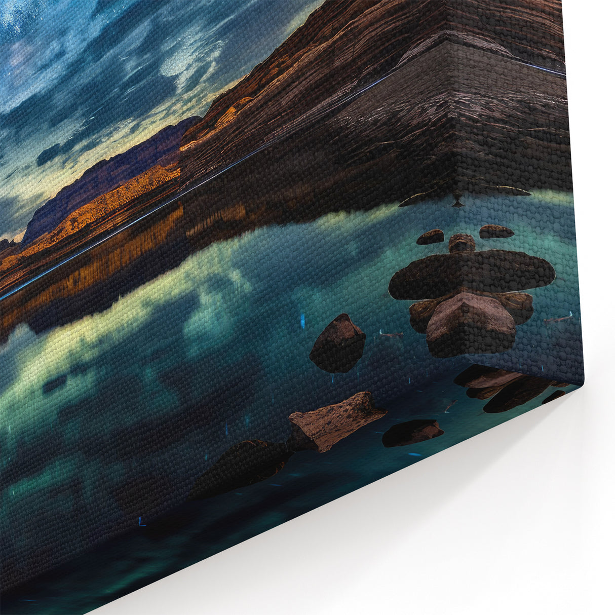 Milky Way Over Lake Powell – Arizona Scenic Canvas & Art Prints