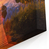 Scenic Finland Art - Finnish Lakeside at Sunset Nordic Landscape Prints