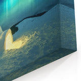 Northern Lights Artwork - Finland Scenery of Igloo Under Aurora Borealis