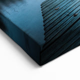 Finnish Nature Canvas - Moody Lakeside Cabin at Sunset Nordic Wall Art