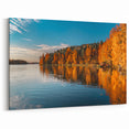 Finnish Nature Canvas - Stunning Autumn Lake in Finland Scenic Art