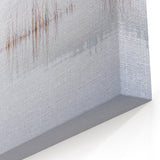 Finnish Nature Canvas - Minimalist Misty Lake with Reeds Scenic Art