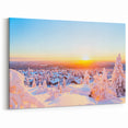 Finland Scenery Wall Art – Nordic Landscape Prints of Winter Sunrise