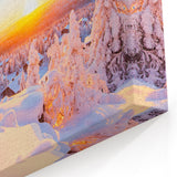 Finland Scenery Wall Art – Nordic Landscape Prints of Winter Sunrise