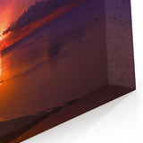 Tahiti Sunset Serenade - Polynesian Beach Canvas Print