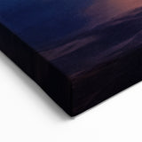 Sunset Reflections - Luxurious Tahiti Bungalows Canvas Art