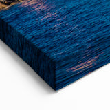 France Regional Art: Corsica - Vibrant Coastal Town with Lighthouse Print