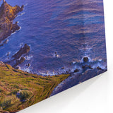 Corsica Photography Prints - Stunning Coastal Tower at Sunset Canvas Art