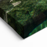 Corsican Landscape Art - Tranquil Rock Pool and Forest Scenic Photography Print