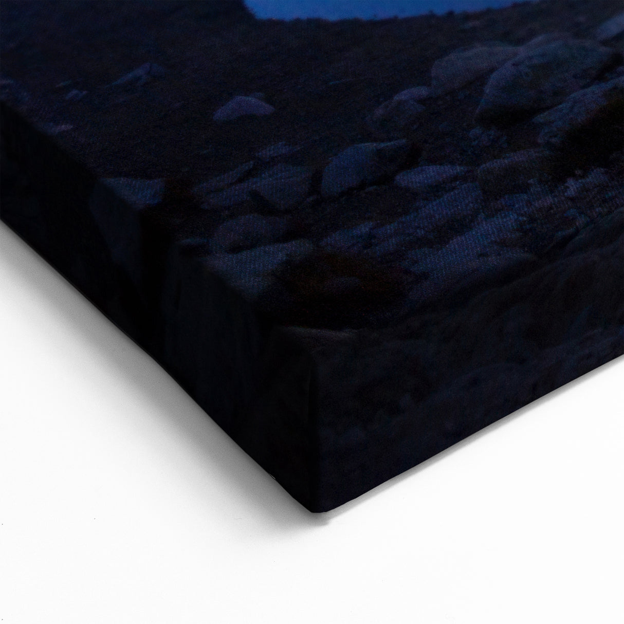 Alpine Wall Decor – Starry Night Over Reflective Lake in French Alps