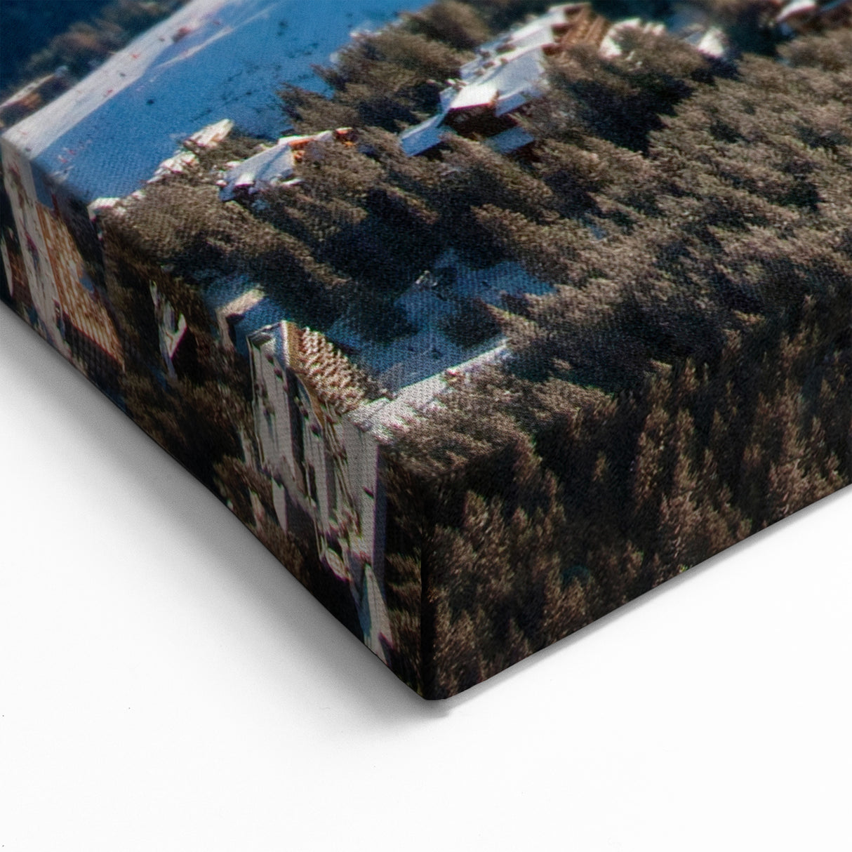 French Alps Photography – Snowy Forest and Majestic Mountains