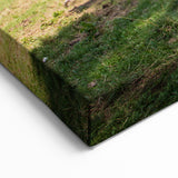 French Alps Wall Art – Cows Grazing in Scenic Alpine Pasture