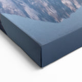 French Alps Wall Art - Scenic Mountain Reflection with Red Tent Print