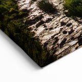 Chamonix Mont Blanc Art - French Village and River at Sunset Print