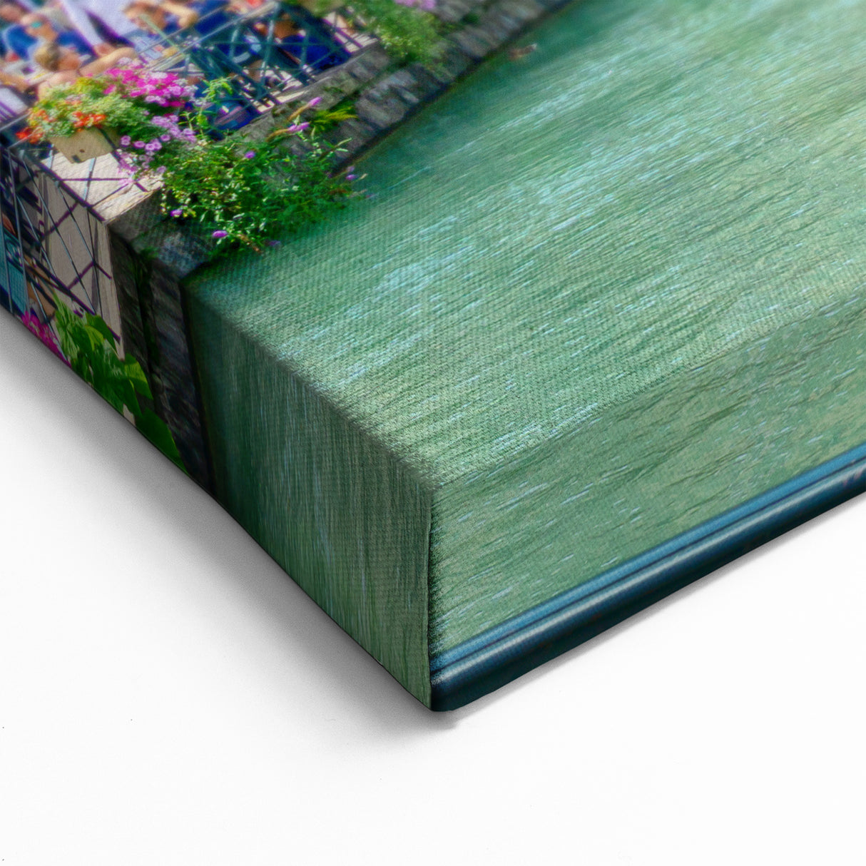 Scenic French Alps Prints - Vibrant French Canal and Colorful Architecture