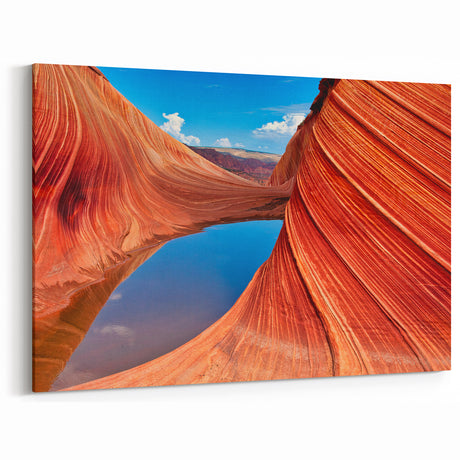 Coyote Buttes Wall Art - Arizona Red Rock Reflection & Desert Landscape