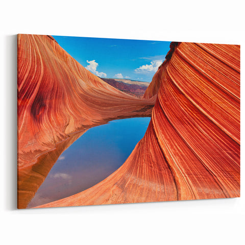 Coyote Buttes Wall Art - Arizona Red Rock Reflection & Desert Landscape