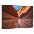 Coyote Buttes Canyon Wall Art - Arizona Desert Stream in Red Rock Valley