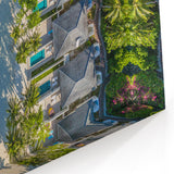 Tropical Beachfront Retreat Canvas - Polynesia Art