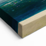 Colorful Tahiti Beach House Canvas - Polynesian Art