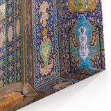 Ornate Islamic Tilework Oman Wall Art – Vibrant Middle Eastern Print