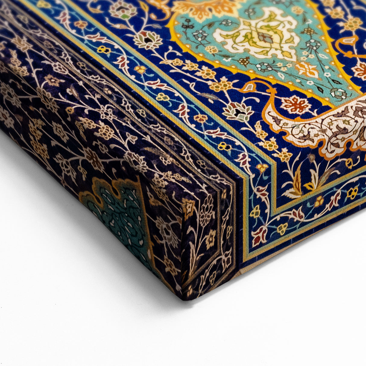 Ornate Islamic Tilework Oman Wall Art – Vibrant Middle Eastern Print