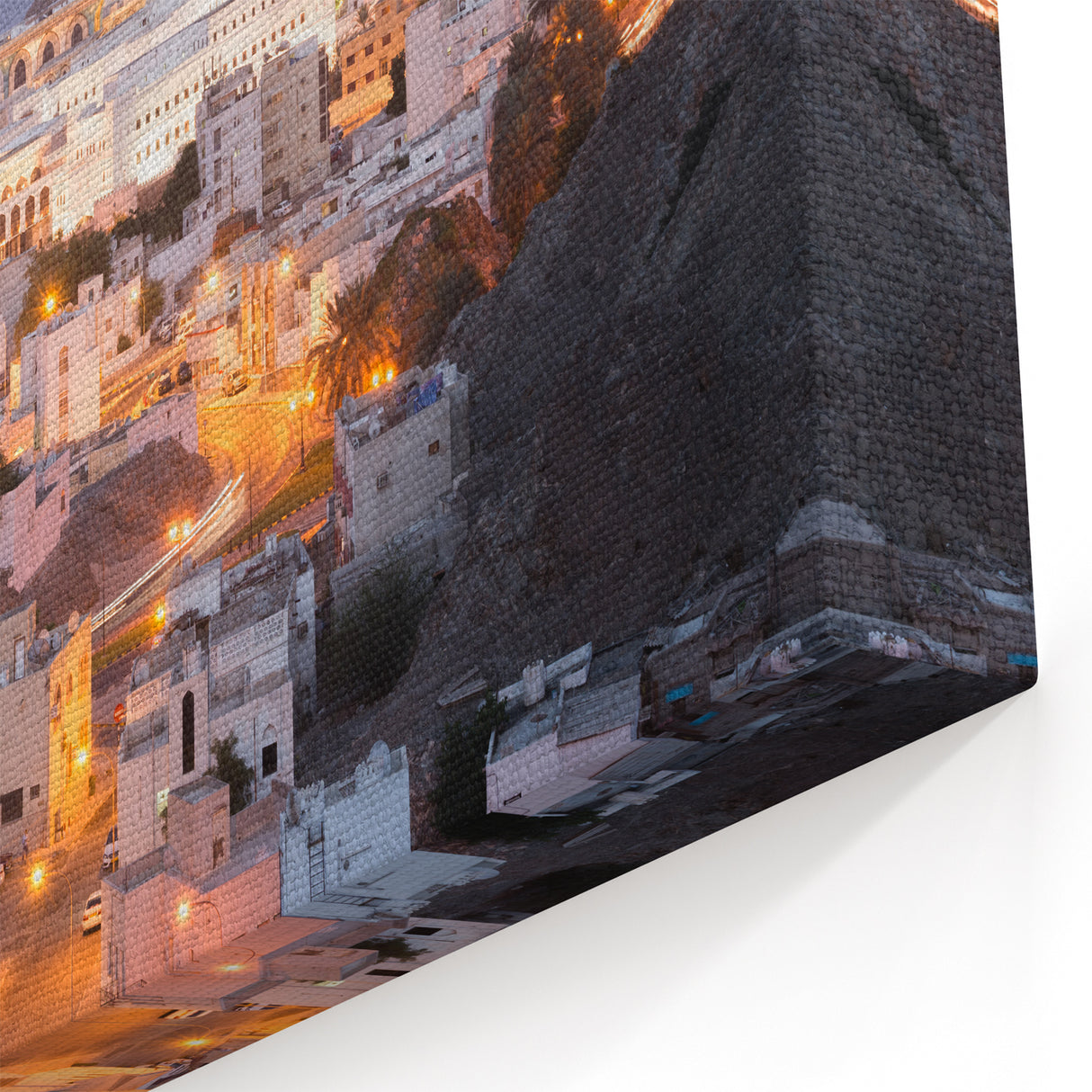 Nighttime Cityscape of Muscat Oman Wall Art – Scenic Arabian Peninsula Print