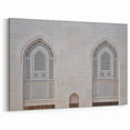 Intricate Mosque Window Design Oman Wall Art – Elegant Middle Eastern Print