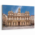 Lyon Wall Art - Historic Hôtel de Ville Cityscape in Scenic French Style
