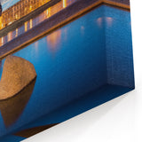 Lyon Cityscape Print - Sunset View Over Rhône River and Historic Lyon