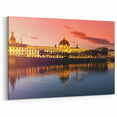 Lyon Cityscape Print - Sunset Over the Rhône River and Historic Lyon