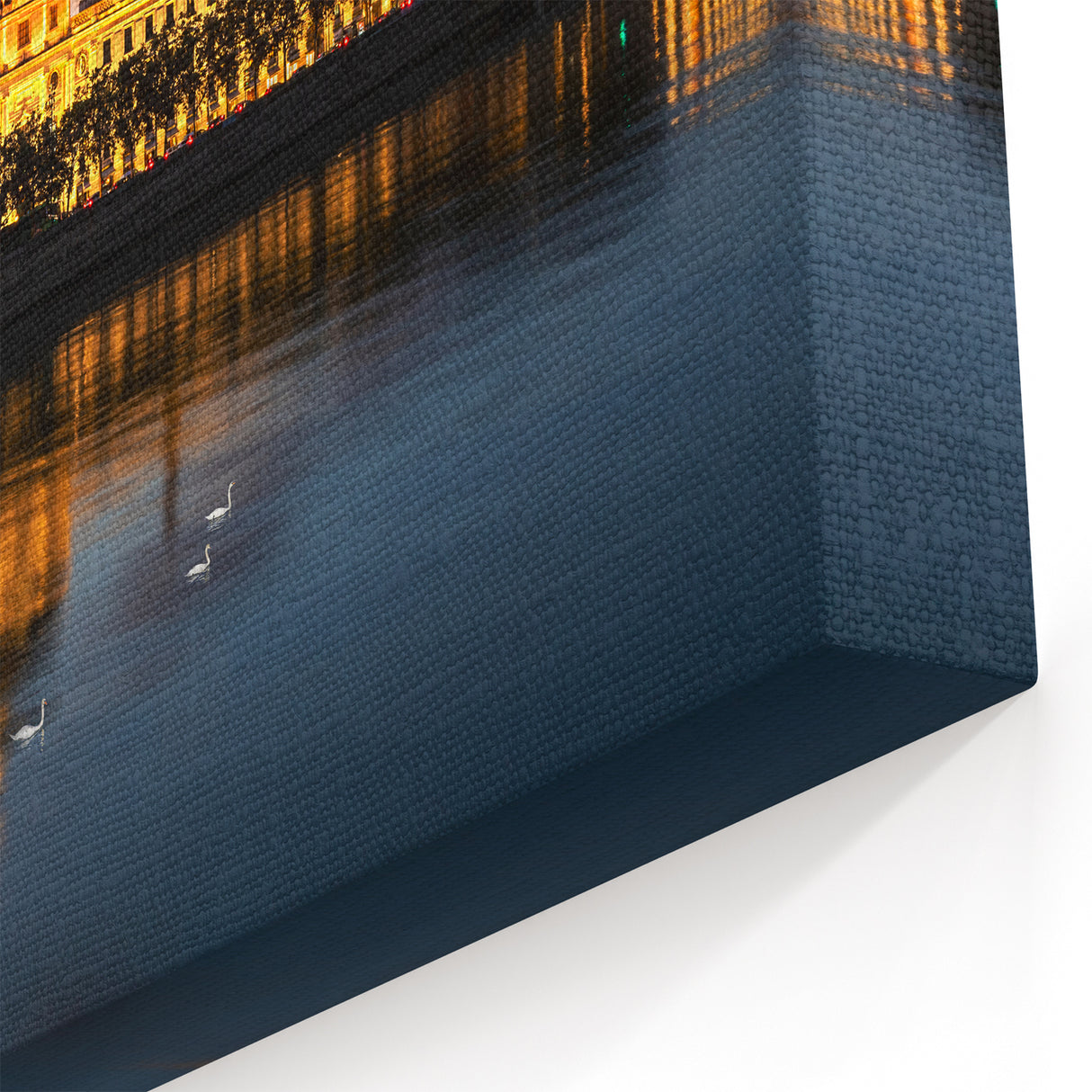 Lyon Cityscape Print - Sunset Over the Rhône River and Historic Lyon