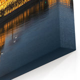 Lyon Cityscape Print - Sunset Over the Rhône River and Historic Lyon