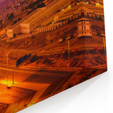 Vibrant Sunset Cityscape Oman Wall Art – Scenic Arabian Peninsula Print