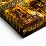 Lyon Wall Art - Illuminated Festival of Lights Display on Historic Hôtel de Ville