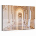 Elegant Mosque Corridor Oman Wall Art – Architectural Middle Eastern Print