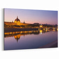 Lyon Wall Art – Scenic Lyon Artwork of Historic Cityscape at Dusk