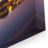 Lyon Wall Art – Scenic Lyon Artwork of Historic Cityscape at Dusk