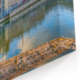 Lyon Cityscape Print – Historic French Architecture Reflected in River