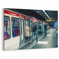Lyon Wall Art – Vibrant Lyon Metro Scene Capturing City Motion