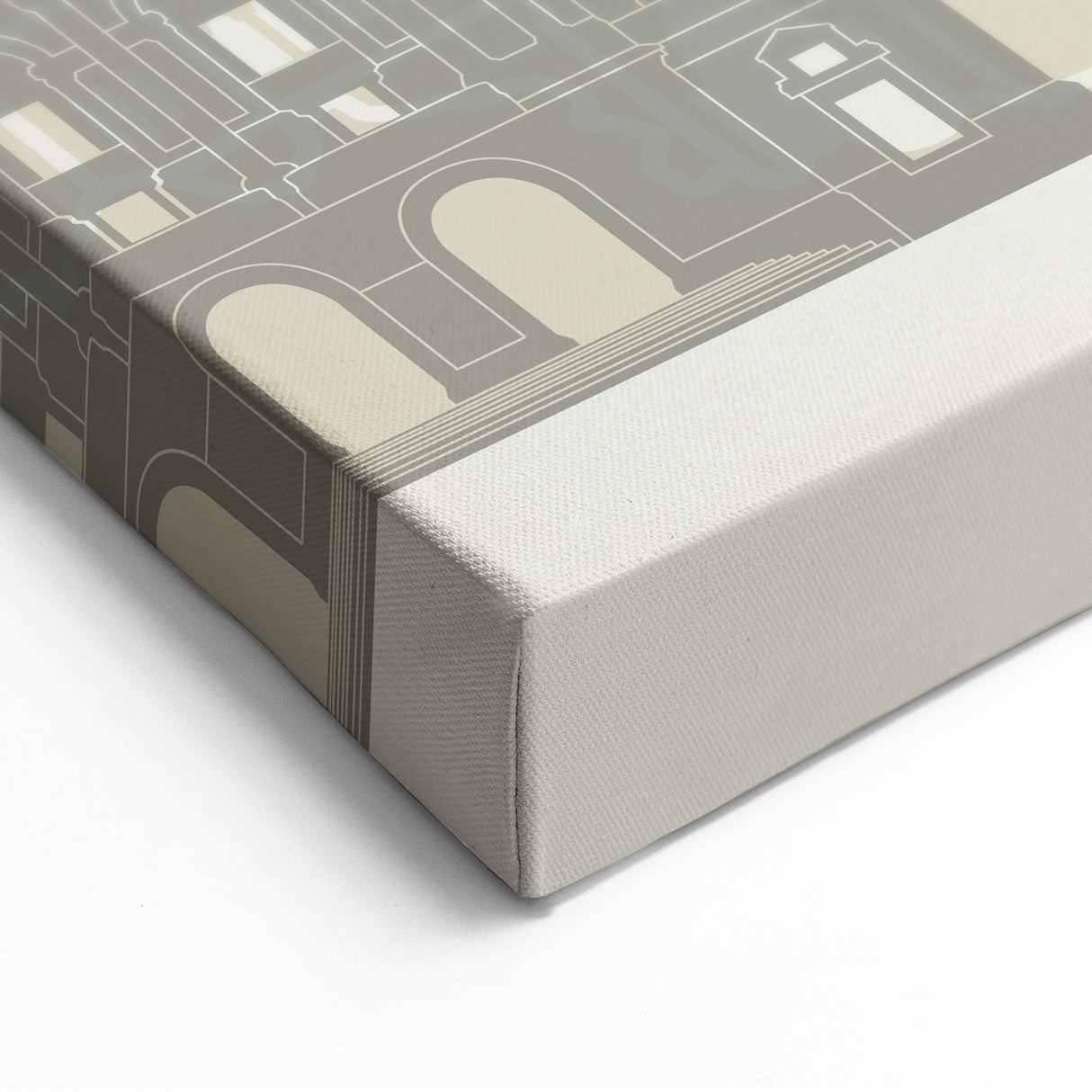 Lyon Wall Art – Modern Architectural Illustration of Lyon’s Landmarks