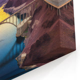 Arizona Sunset Landscape with Scenic Bridge - Glen Canyon Wall Art