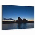 Twilight Silhouette at Lake Powell – Arizona Scenic Canvas & Art Prints