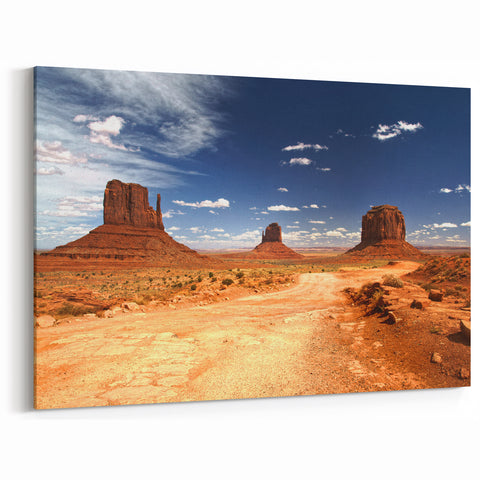 Monument Valley Desert Art – Arizona Landscape Paintings Sedona Wall Art
