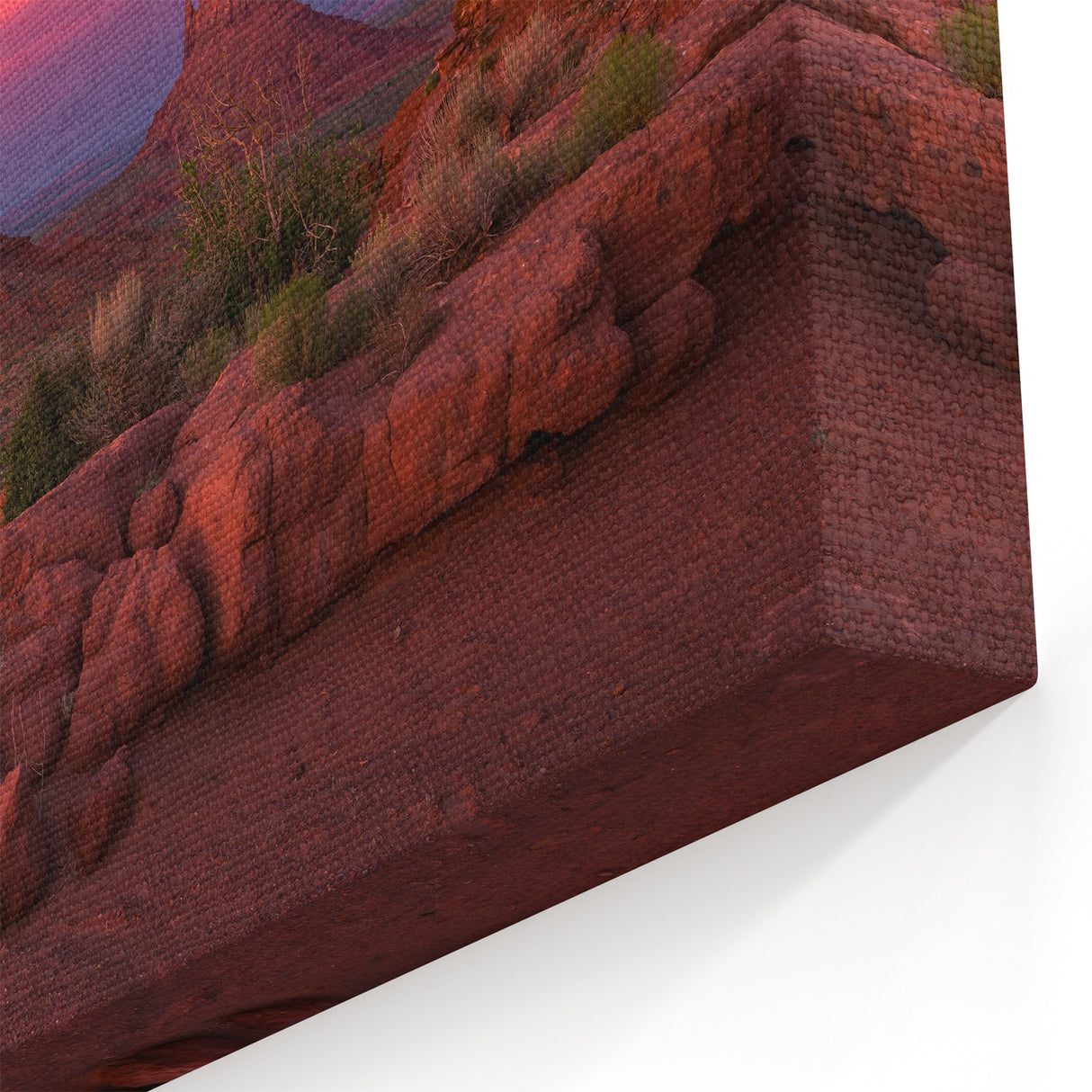 Monument Valley Sunset Art – Southwest Red Rock Scenic Wall Art