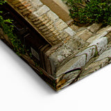 Nice France Wall Decor - Charming Village Street with Floral Art