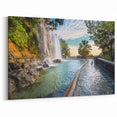 Nice Landmark Art - Waterfall and Scenic Garden in French Riviera