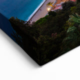 Nice France Wall Decor - Sunset Cityscape and Coastline View Print